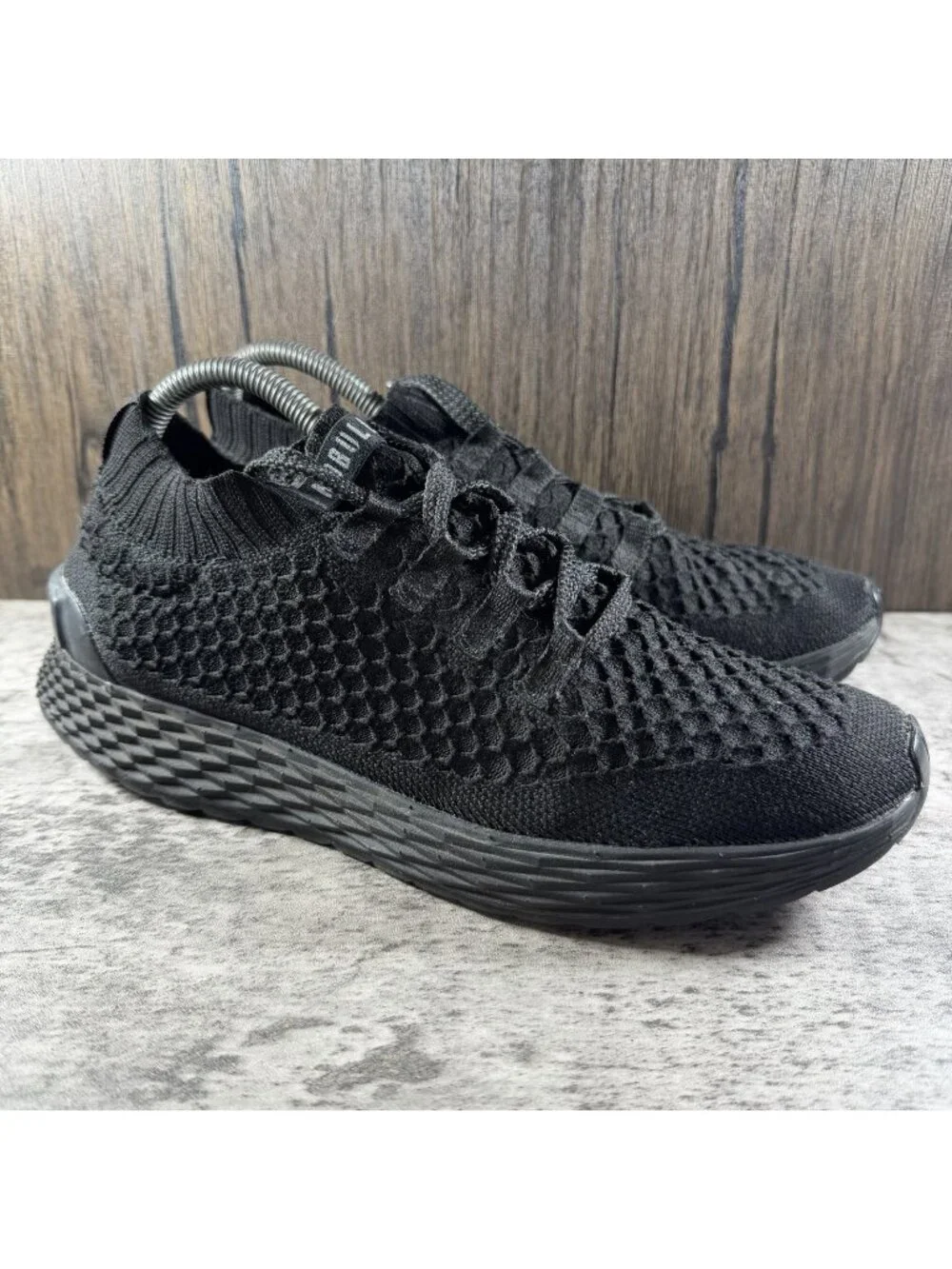 Nobull Diamond Kite Runner Knit Athletic Sneakers Lace-Up Men's 7.5 Women's 9